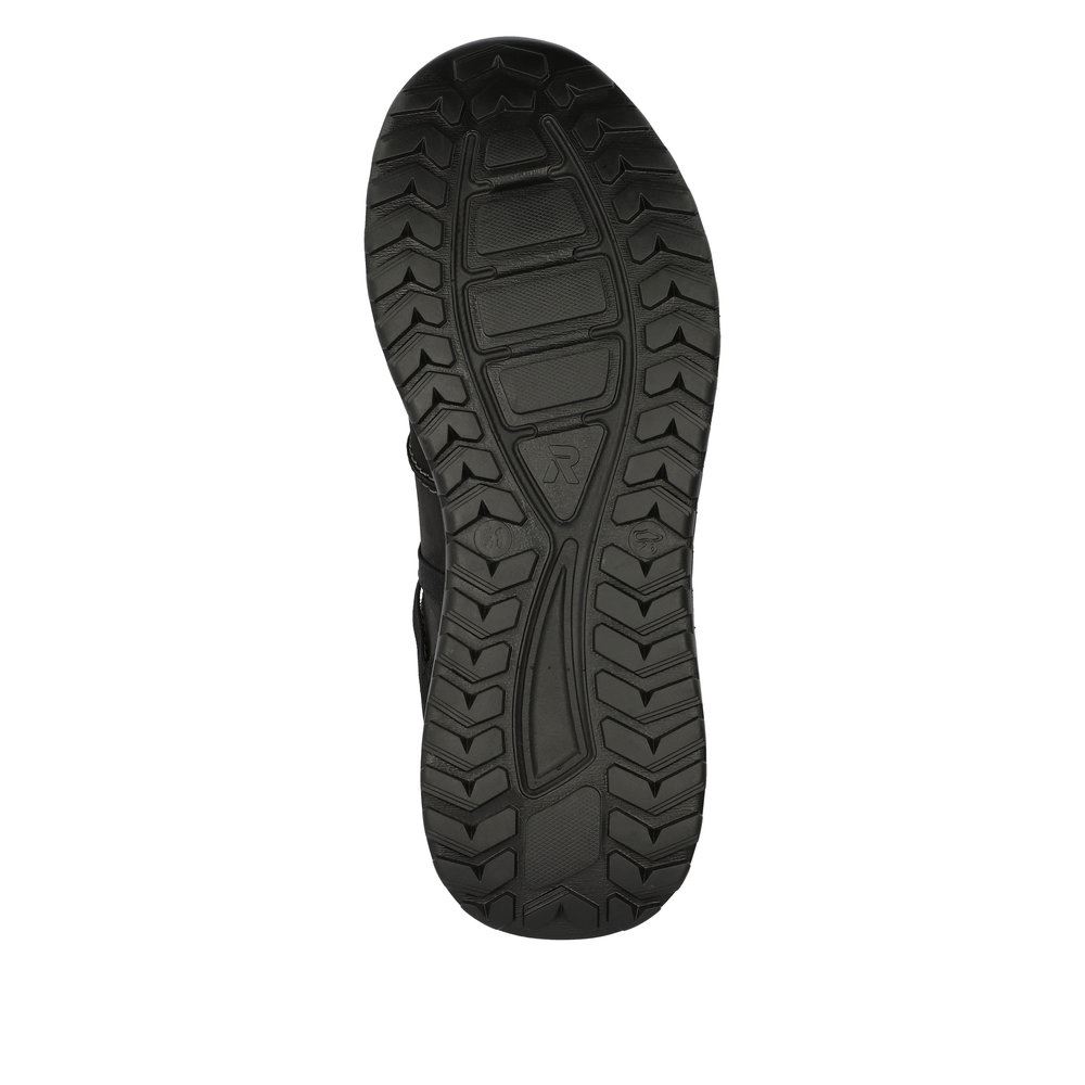 Rieker Evolution Herren Sneaker Rauleder TEX- Membran Wechselfußbett Komfortweite schwarz S23 U0100-00 