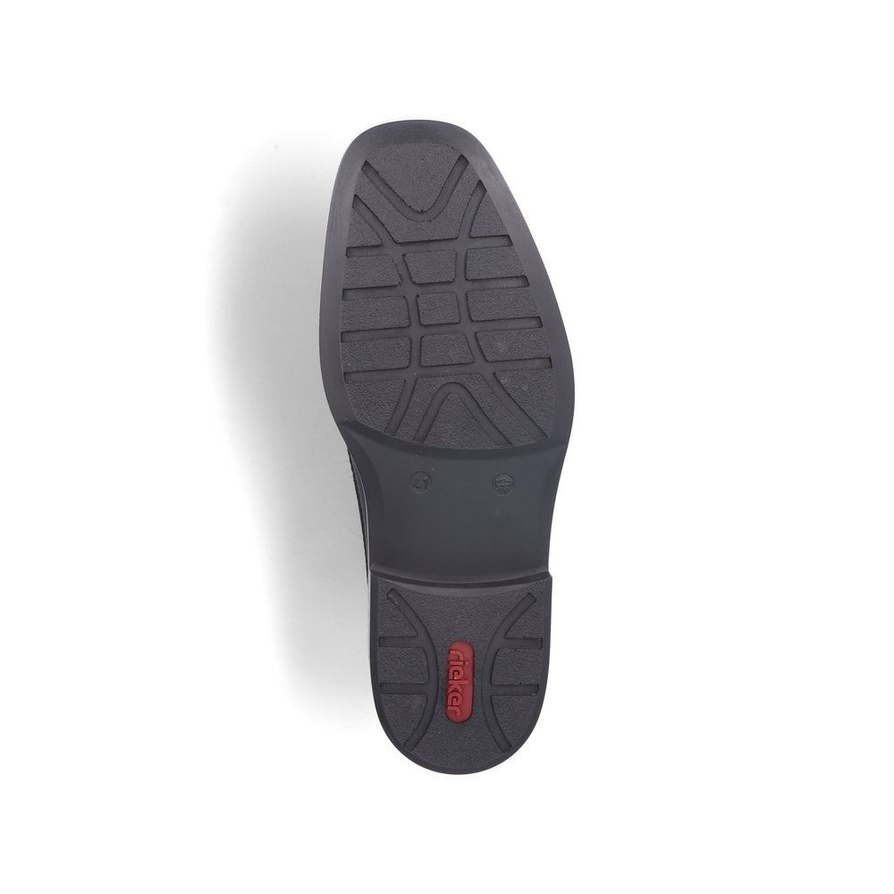 Rieker Antistress Herren Slipper elegant Leder Extraweite- H schwarz S13 B0873-00 
