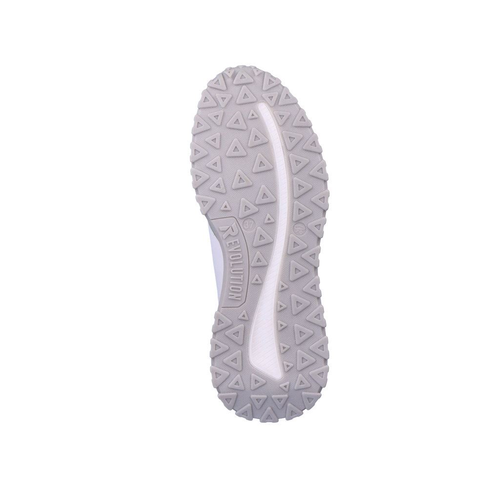 Rieker EVOLUTION Damen Sneaker Leder Wechselfußbett weiß S13 W0602-80 40 | peppermint/spor | F