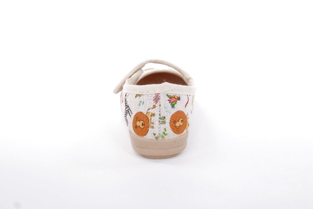 s`knöpfli Kinderausschuh Tier- Motiv Klettverschluss beige S13 I28721 