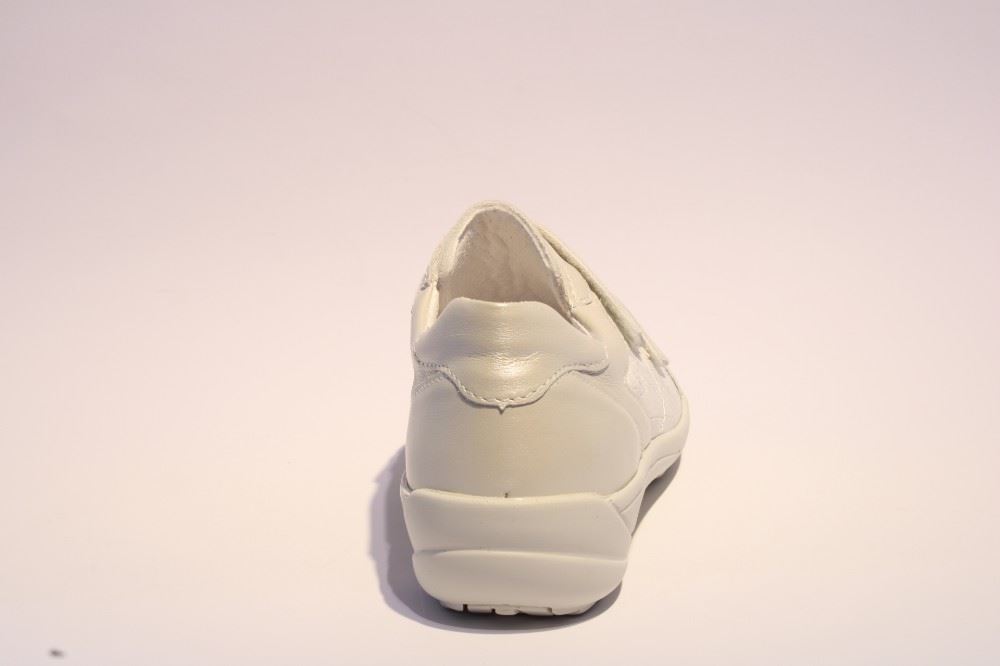 ACO Halbschuh Klettverschluss NANI weiß 204/8489 41 | 290 ice | 