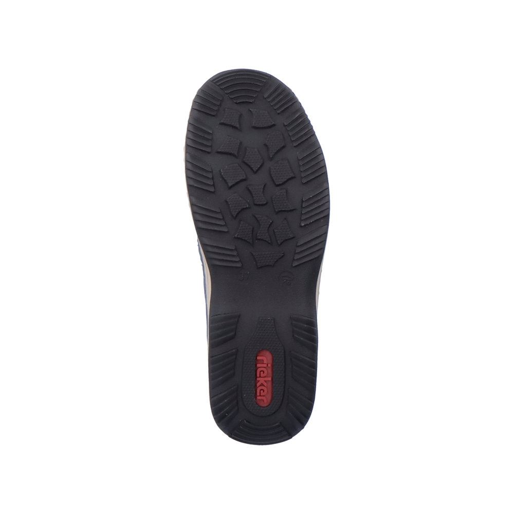 Rieker Antistress Damen Slipper sportlich herausnehmbarer Decksohle blau S13 L0546-14 