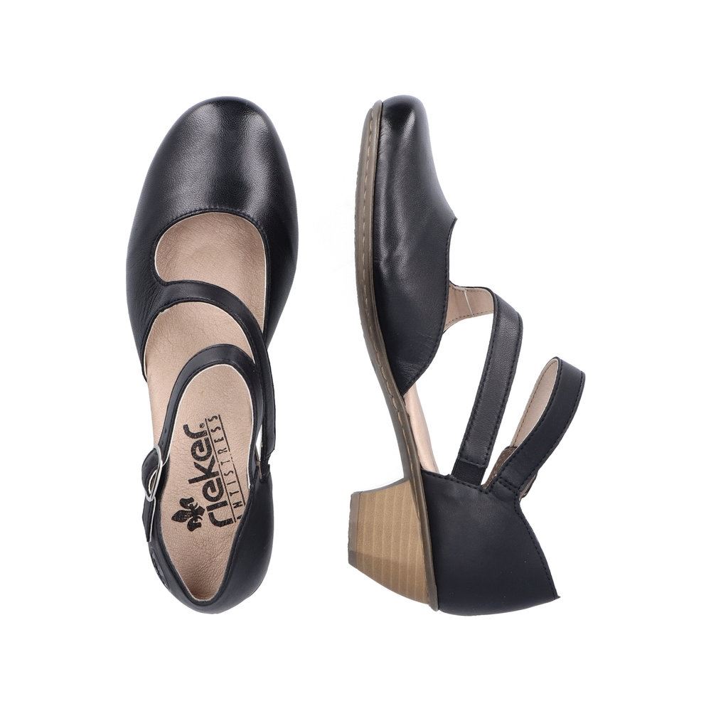 Rieker Damen Pumps glanzschwarz  S13  41780-00 
