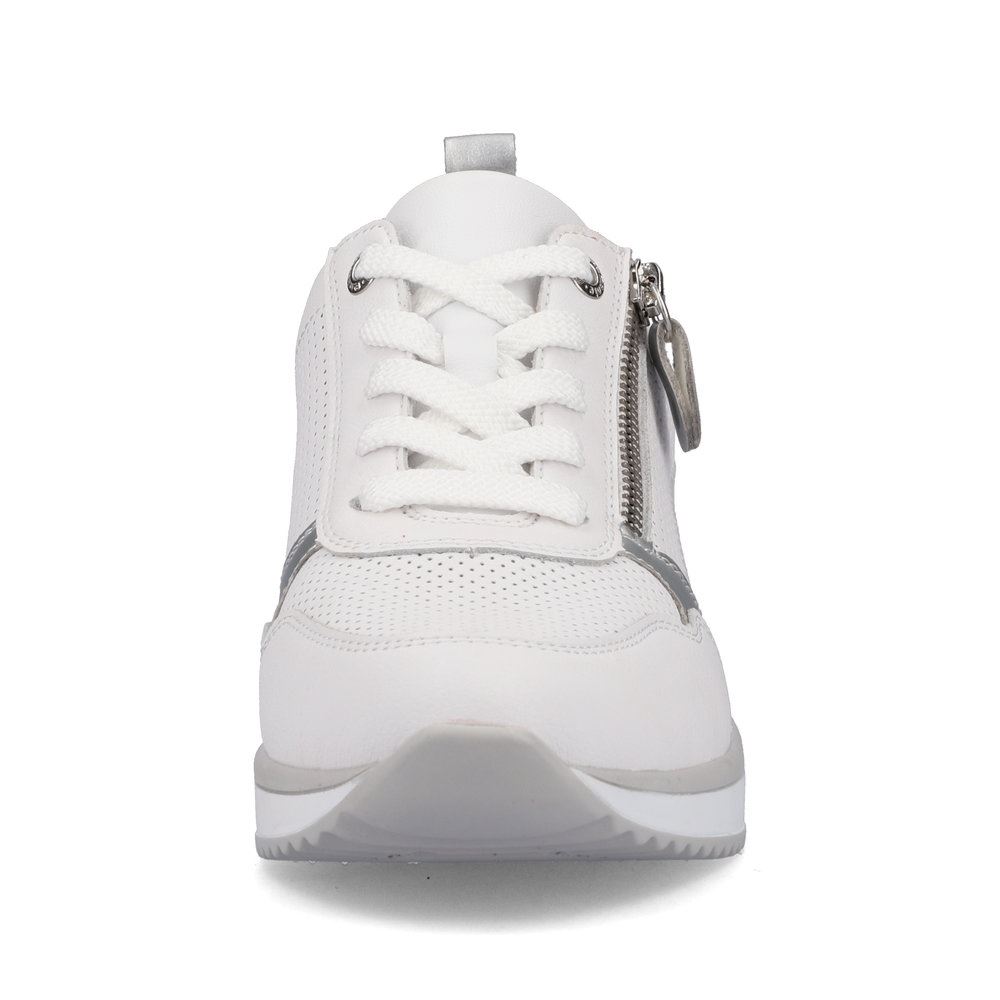 Remonte Sneaker weiß Reißverschluss S13  D2409-80 41 | weiss/weiss/sil | G