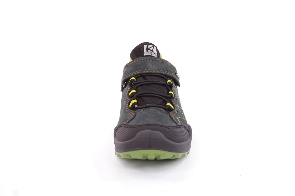 IMAC Kinder-Schuh Outdoor- Schuh Klettverschluss TEX- Membran grün, blau. grau S22 282338 33 | d.grün/grün | 
