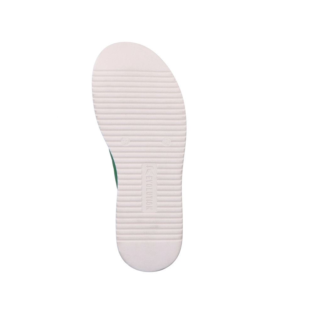 Rieker EVOLUTION Damen Pantoletten Leder grün S13 W0802-52 