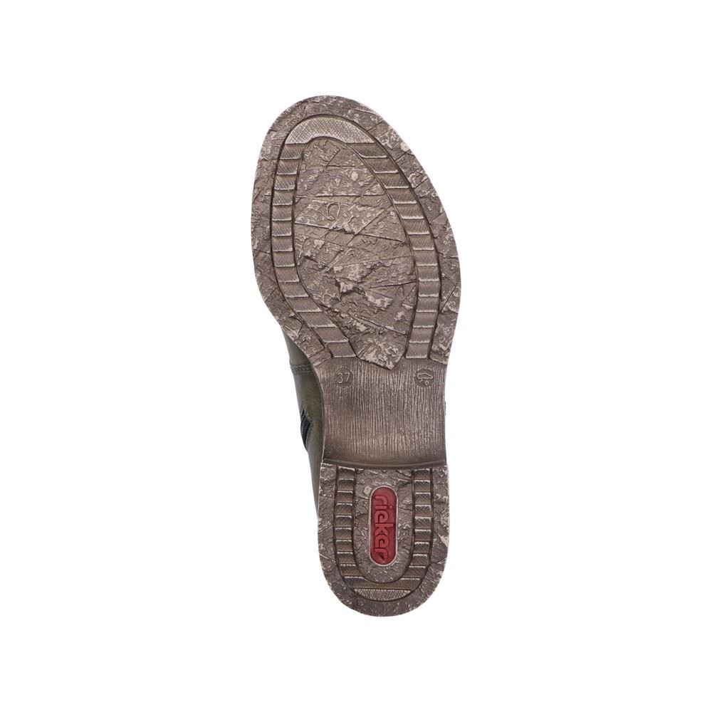 Rieker Antistress Damen Schnürboot Schnürstiefelette grün S22 70848-54 