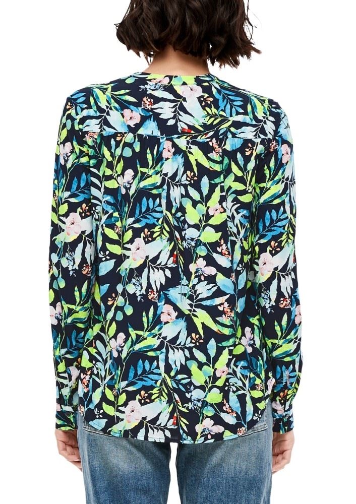 s.Oliver Bluse Langarm Floral 04899116083 1277369 