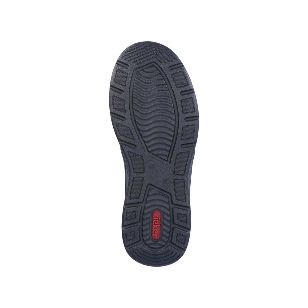 Rieker Antistress Herren Slipper Leder Extraweite Wechselfußbett schwarz S13 14850-01 
