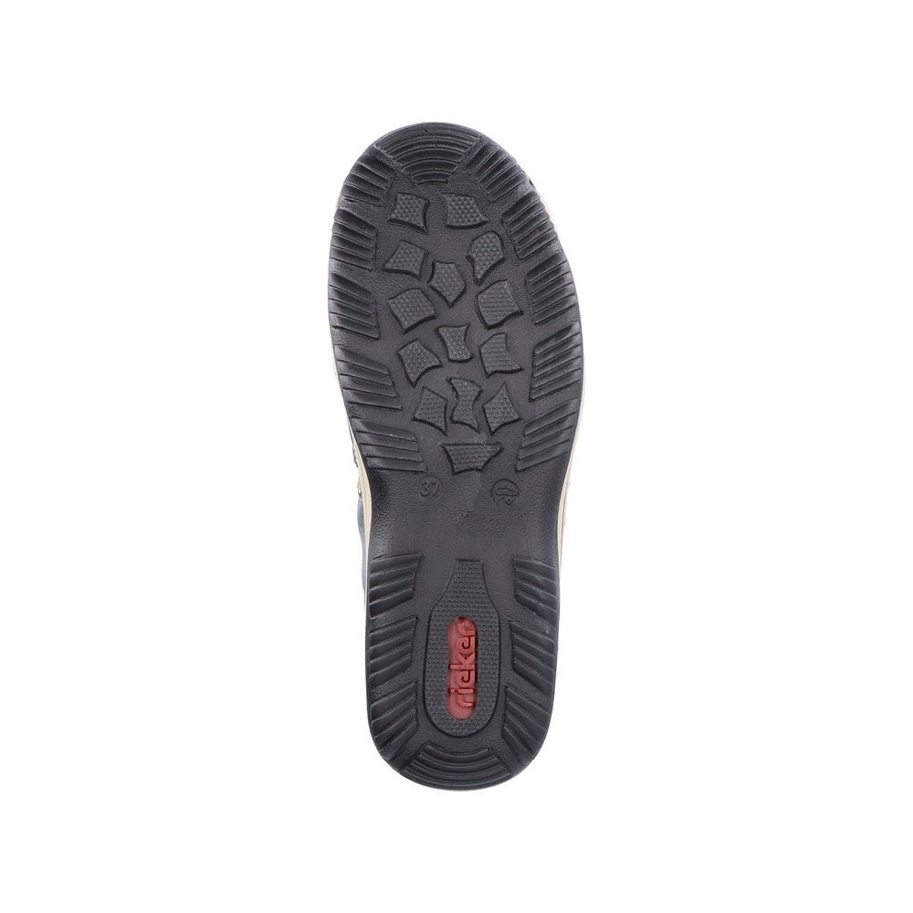 Rieker Slipper Sneaker Gummizug Trekking  Antistress blau L0561-14 