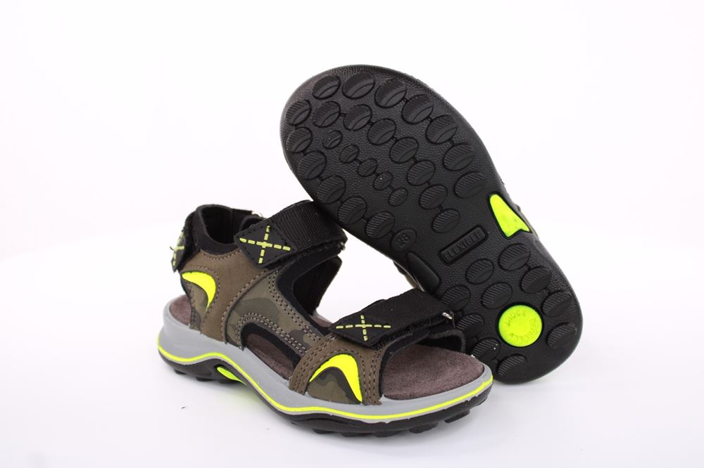 Imac Kindersandale Jungen Trekking Klettverschluss grün  S13 382511 
