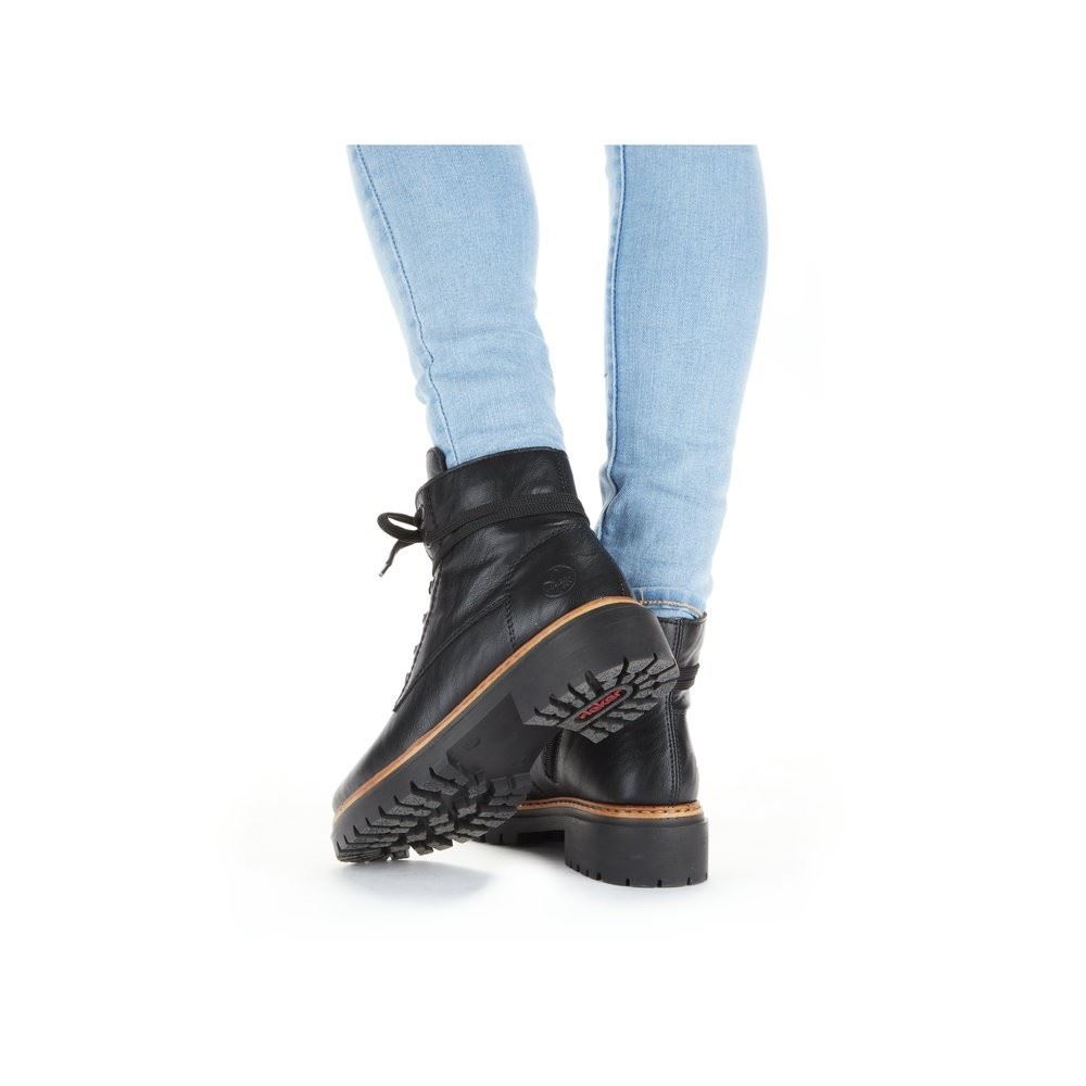Rieker Biker Boots schwarz S22 72603-00 