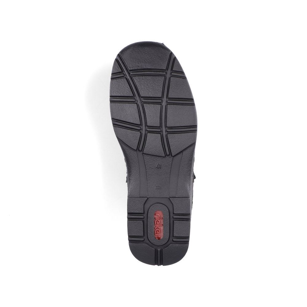 Rieker Antistress Herren Klettschuh schwarz 05358-01 40 | schwarz/schwarz | H