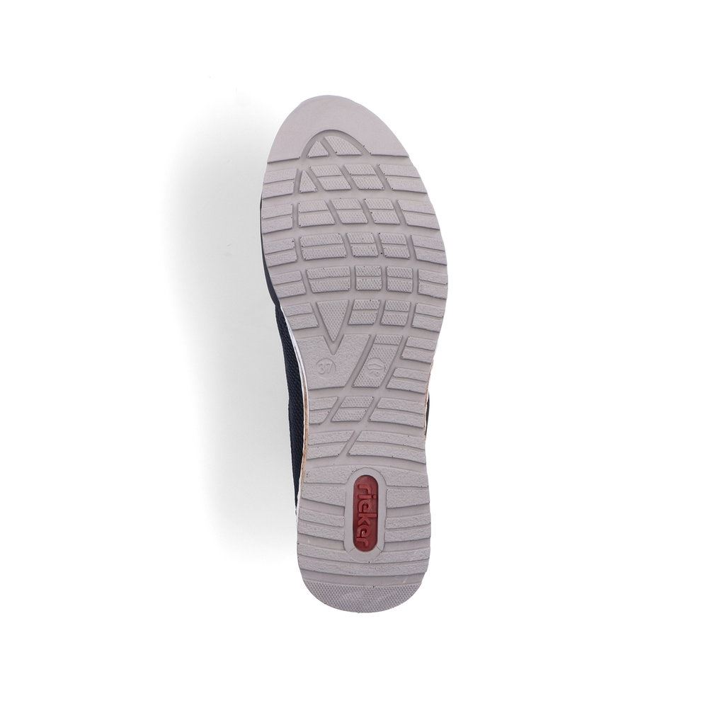 Rieker Antistress Damen Slipper Keilabsatz blau S13 54474-14 