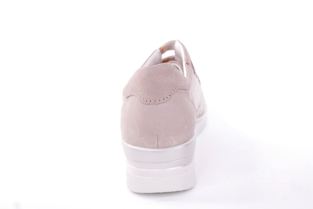 ACO Damen Halbschuh Sneaker LUNA 21 Wechselfußbett Klettverschluss S12 beige  863/9681 