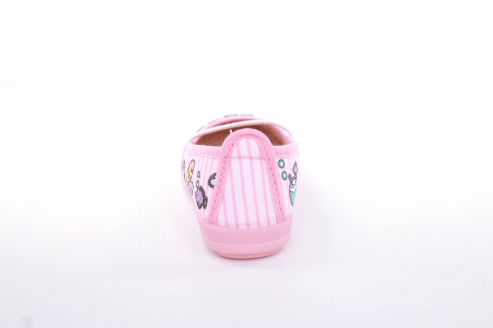 s`knöpfli Kinder Hausschuh Schlupfschuh Mädchen Einhorn- Motiv rosa S13 I28965 