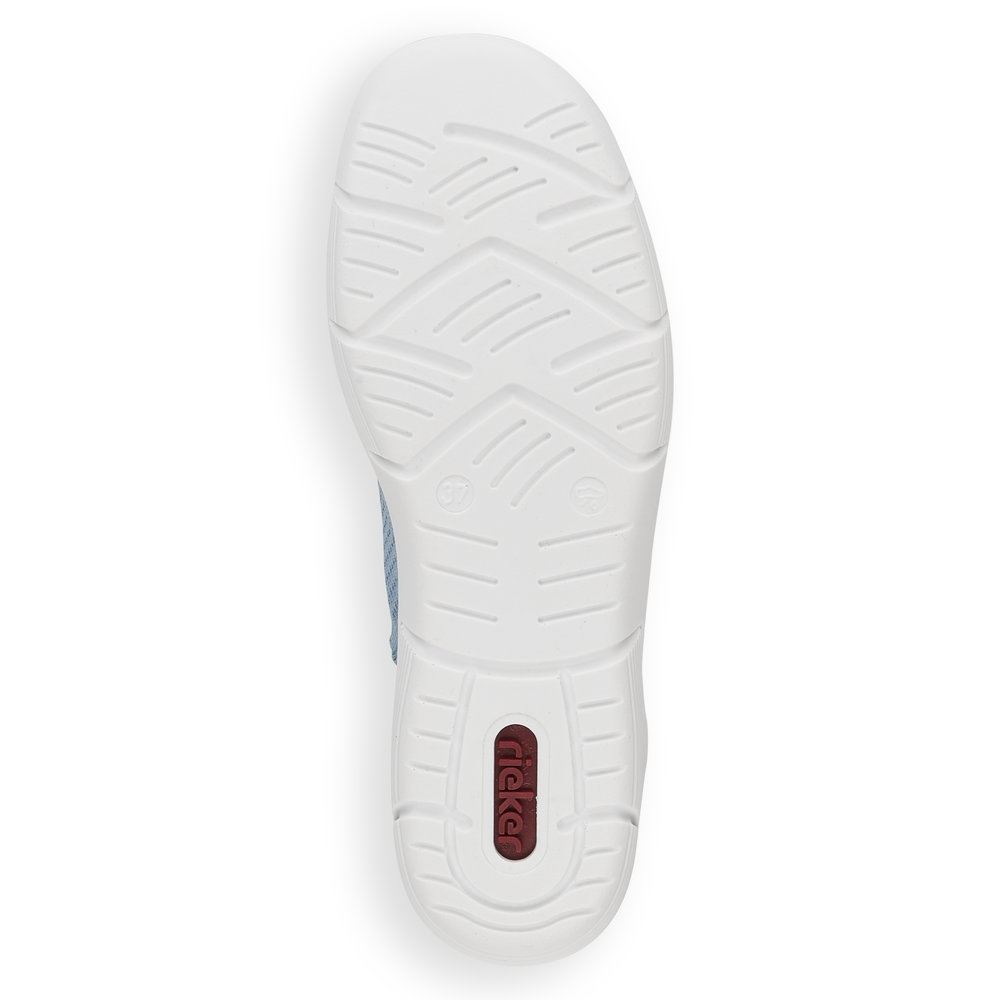 Rieker Antistress Damen Slipper Schlupfschuh sportlich Wechselfußbett blau S13 L7462-12 