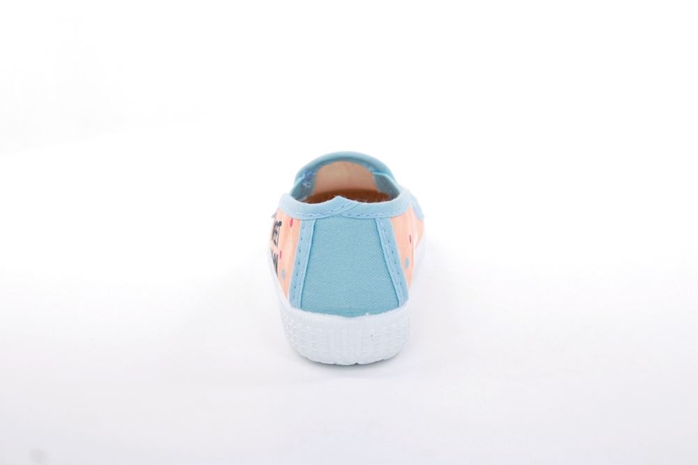 s`knöpfli Kinder Hausschuh Schlupfschuh Mädchen Einhorn- Motiv orange S13 V28851 