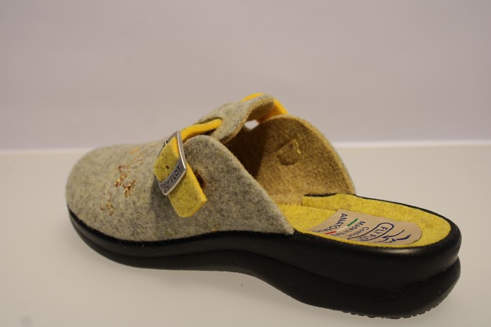 Fly Flot Hausschuh Hauspantolette gelb 863842 40 | gelb | 