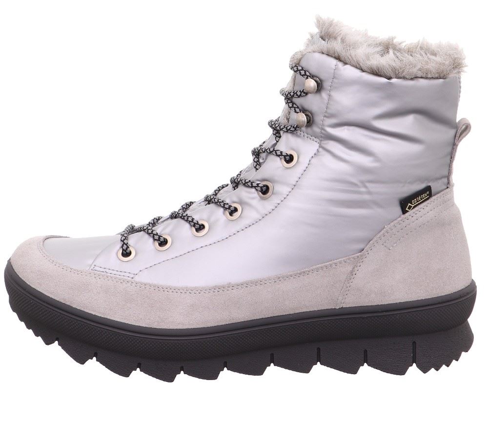 Legero NOVARA ALUMINIO(GRAU) Damen Winterstiefelette warm GORETEX wasserdicht 2-000933-2500 4,5 | aluminio | 