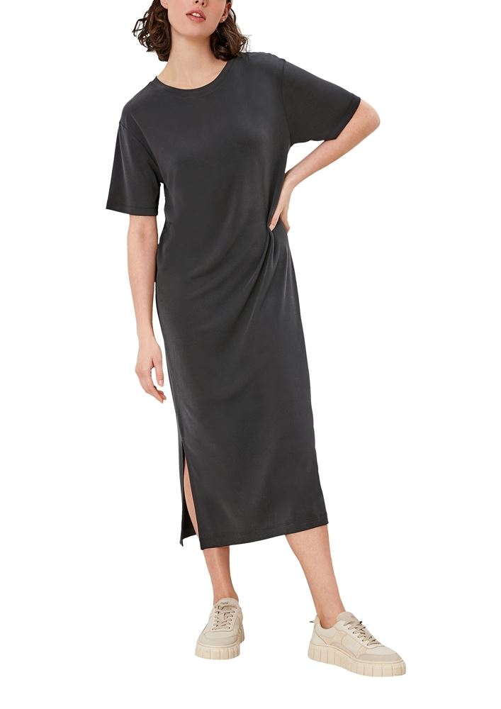 s.Oliver T- Shirt- Kleid Schlitze lang 2113896 