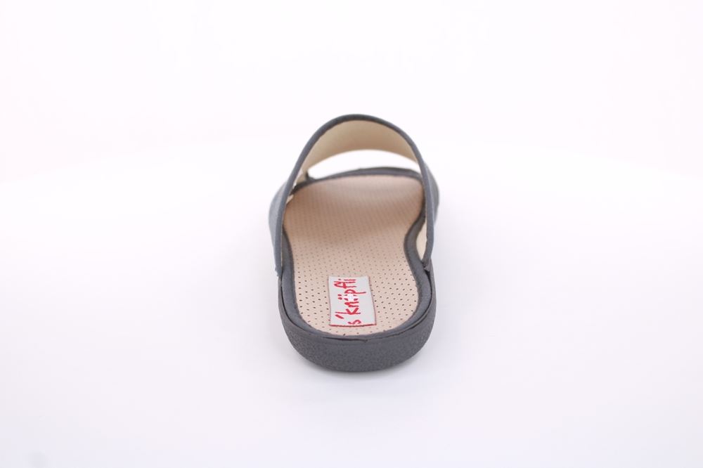 s`knöpfli Herren Pantolette Hausschuh blau S13 AC10786 