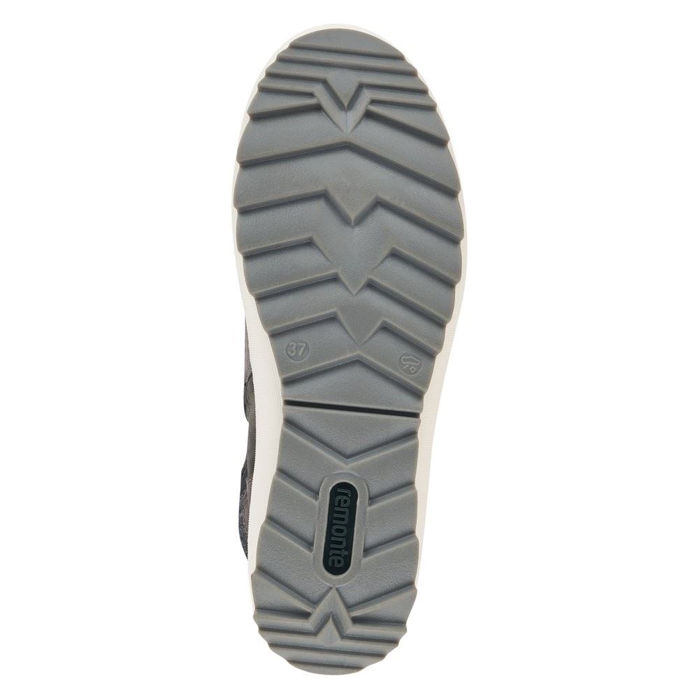 Remonte Damen Schnürstiefelette Schnürboots Rauleder TEX- Membran Warmfutter Schurwolle Wechselfußbett grau S22 R8477-45 37 | granit/smoke/gr | G