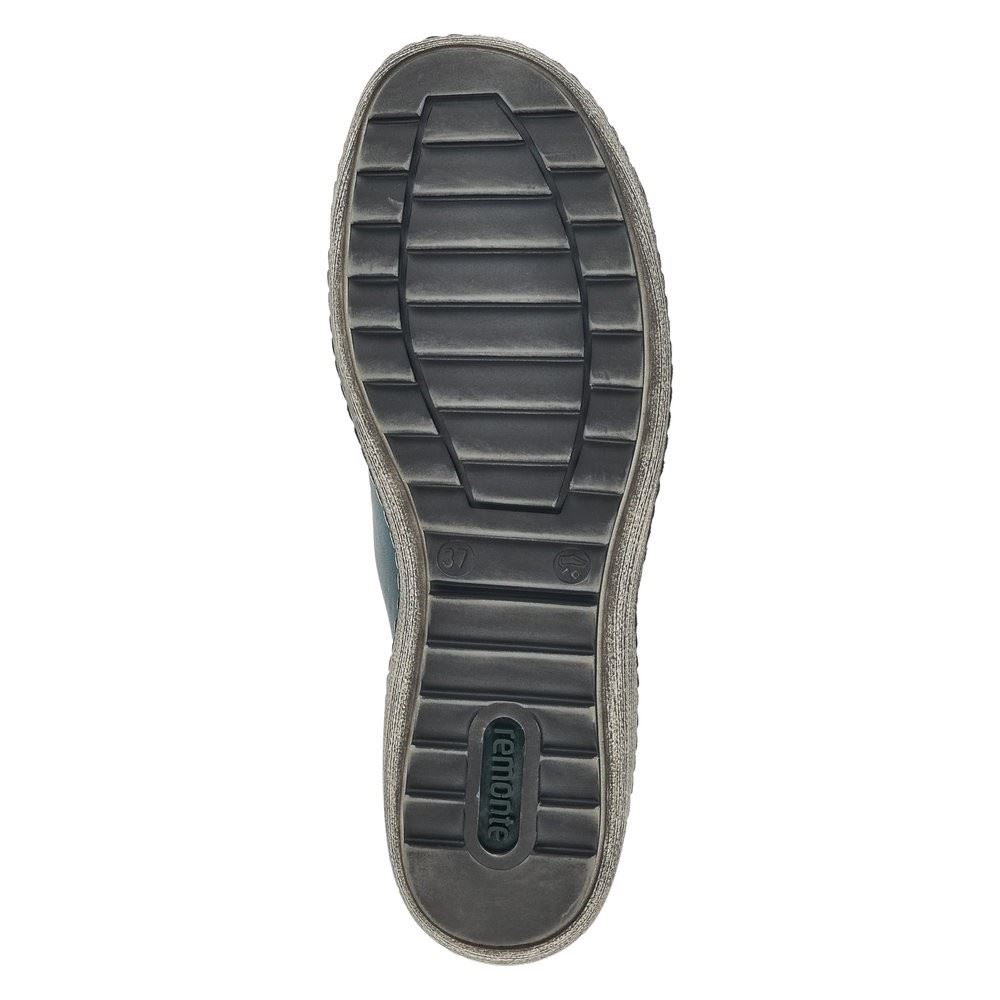 Remonte Schnürstiefelette Schnürboots Elastikbänder Reißverschluss Wechselfußbett grün S22 R1498-12 37 | petrol | G