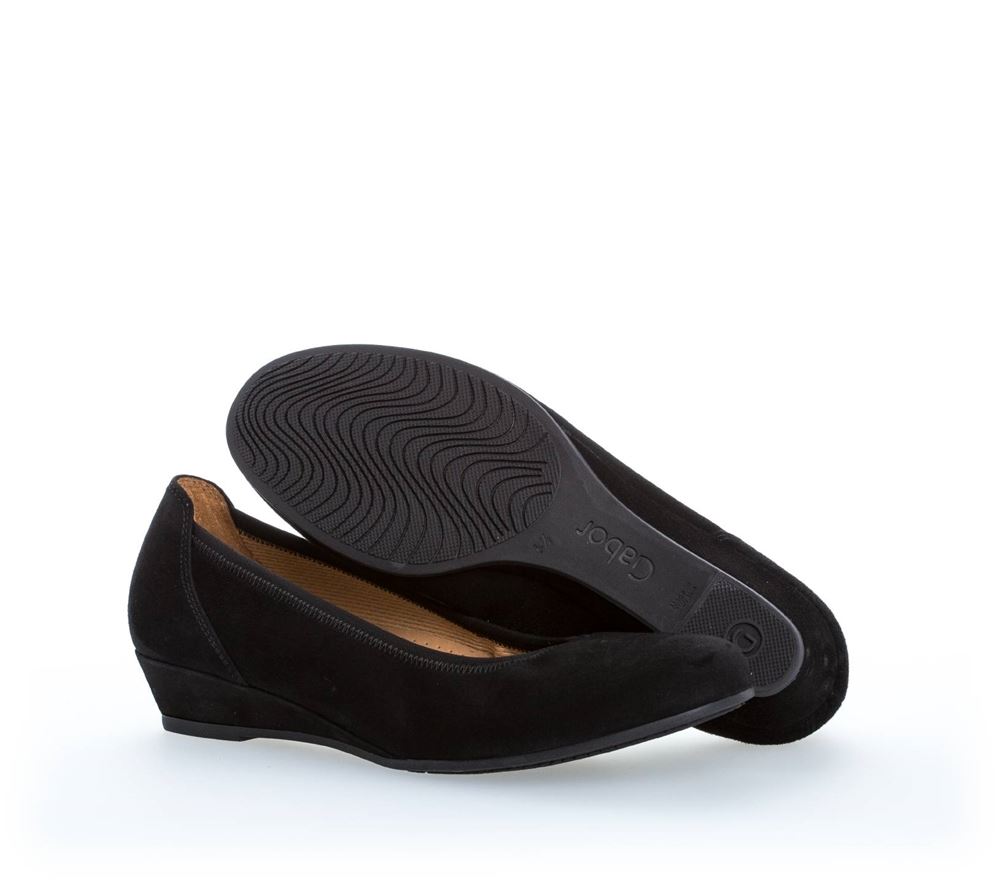 Gabor Pumps Keilabsatz schwarz S13 02.690.47 