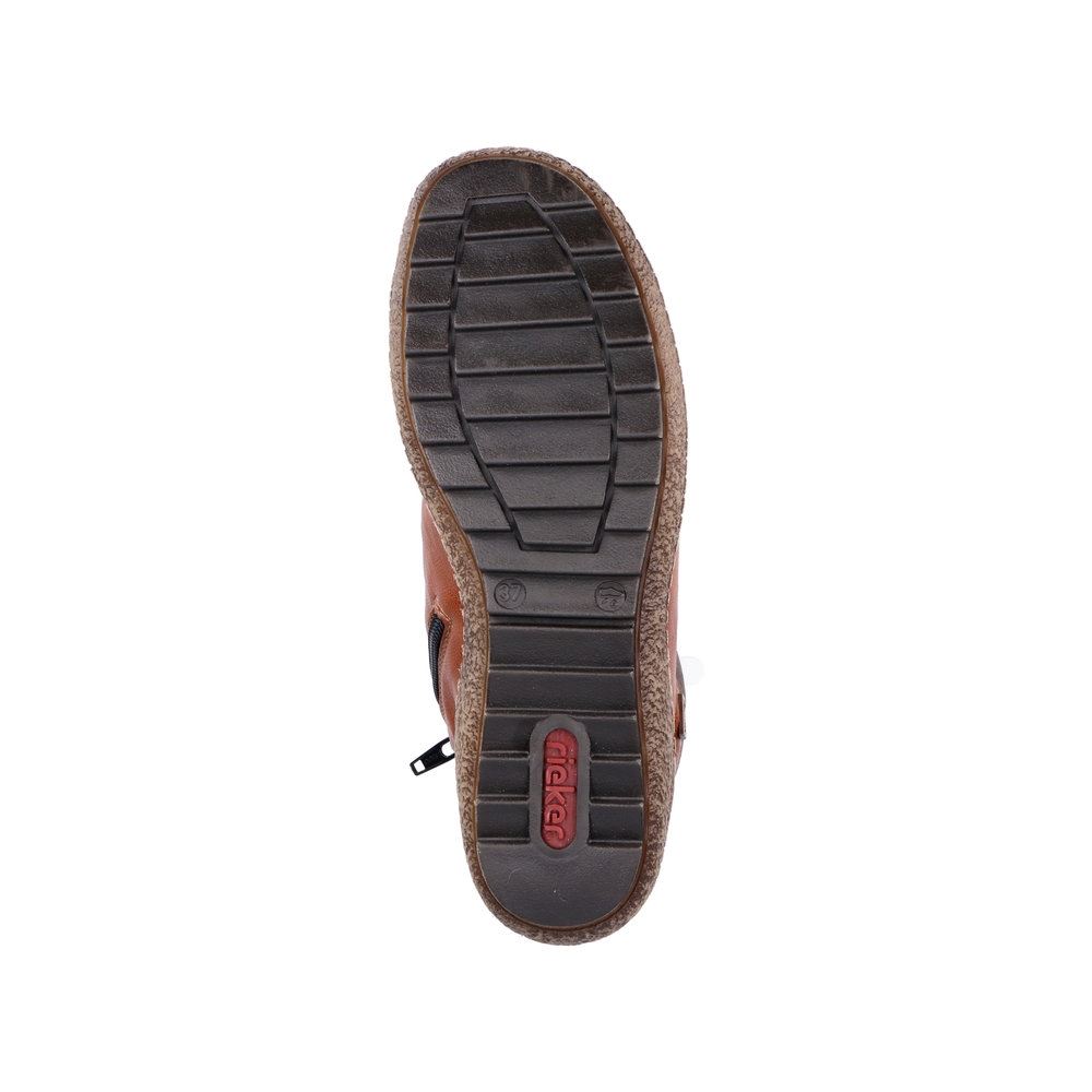 Rieker Antistress Schnürboot Reißverschluss TEX_-Membran braun S21  Z7540-22 37 | cuoio/antik | E