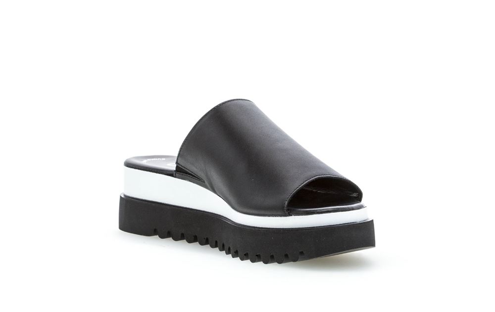 Gabor Pantolette schwarz S13  24.613.27 