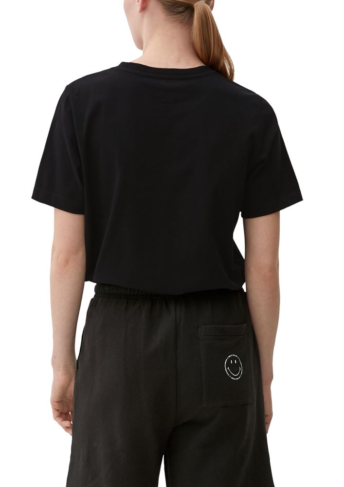 s.Oliver T-Shirt mit Smiley®-Print weiß, schwarz S13  2132177 