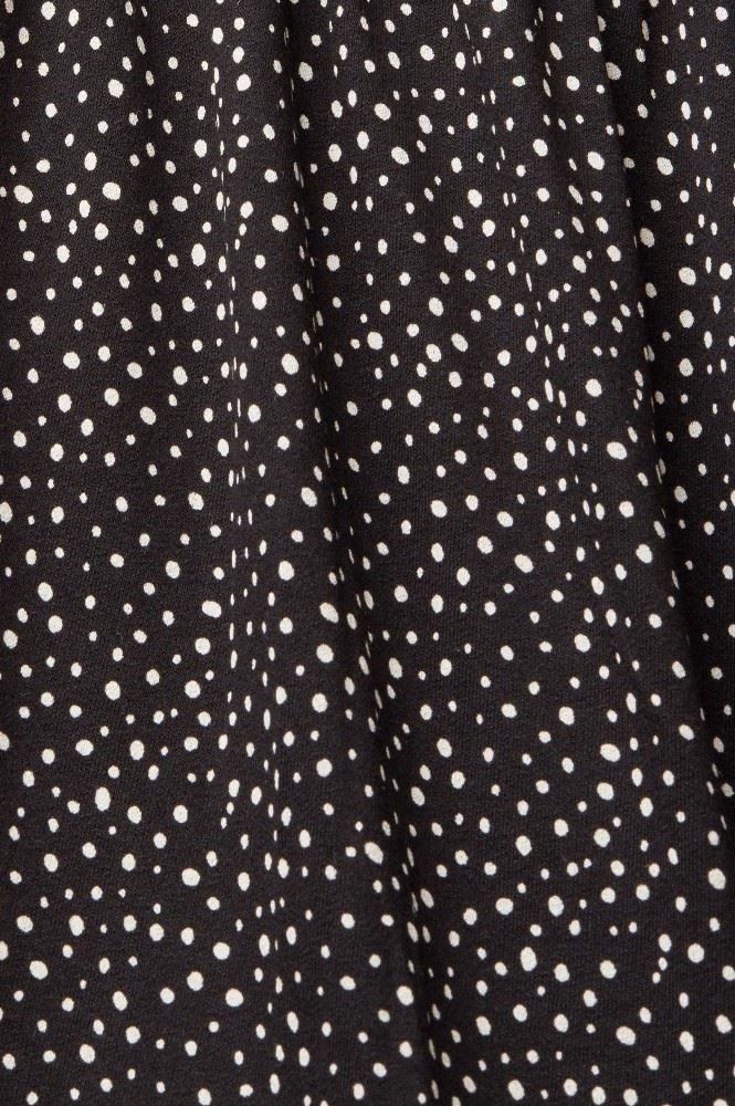 EDC Kleid gemustert LENZING ECOVERO schwarz S22 992CC1E306 M | C003 BLACK 3 | 