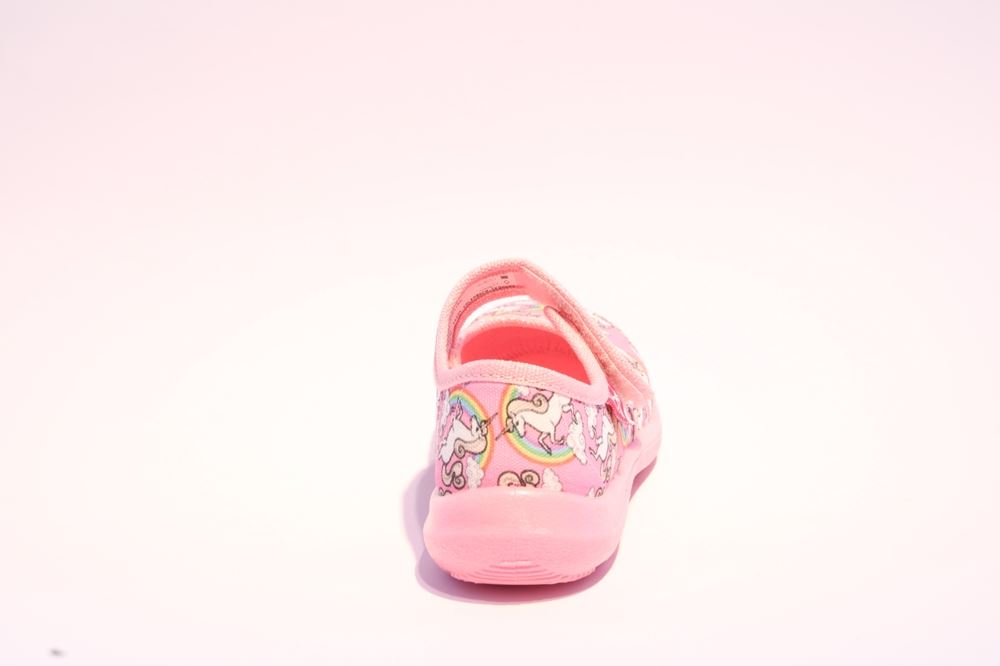 Beck Hausschuh Mädchen Einhorn rosa 691/03 