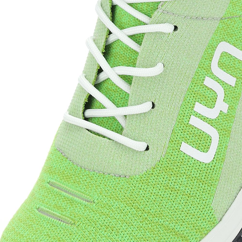 UYN LADY AIR DUAL XC Damen Sneaker Merinowolle grün, pink S13 Y100161 