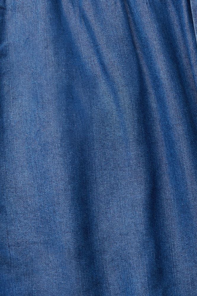 EDC Shorts kurze Hose Denimoptik TENCEL™ Paperbag-Bund blau S22 052CC1C315 36 | C904 BLUE BLEAC | 