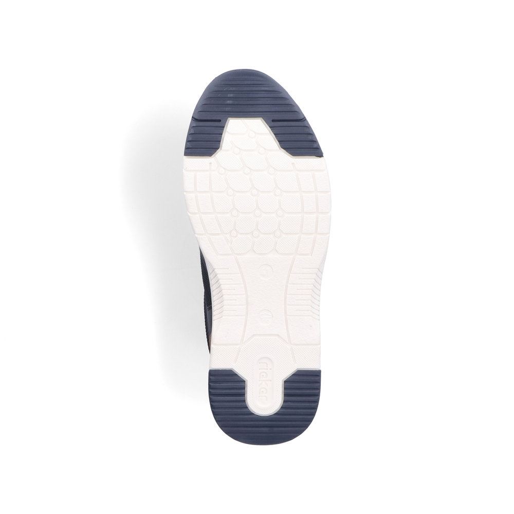 Rieker Herren Sneaker Schnellschnürung  Wechselfußbett blau S13 19534-14 