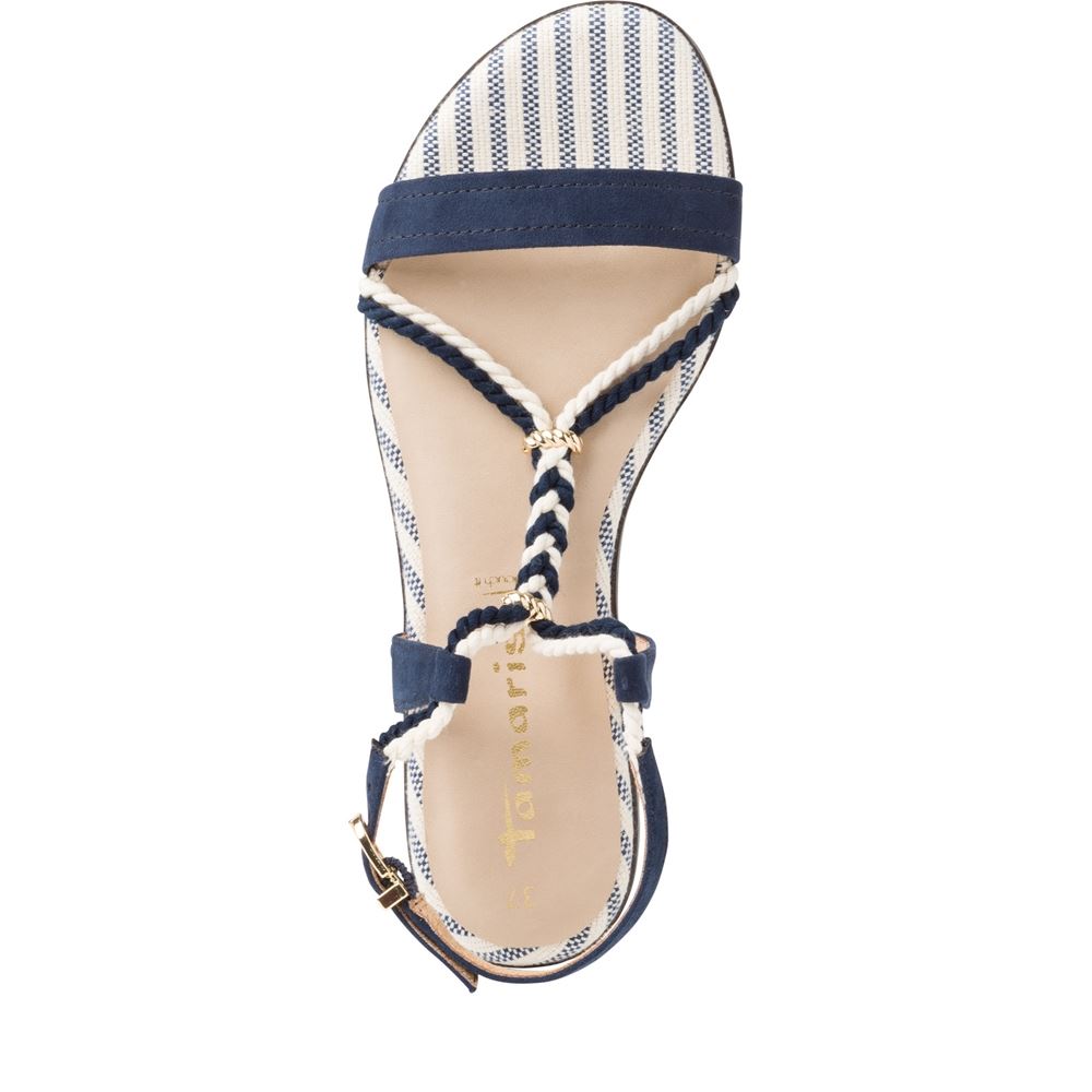 Tamaris Sandale sand comb, navy comb S13  1-1-28129-20 