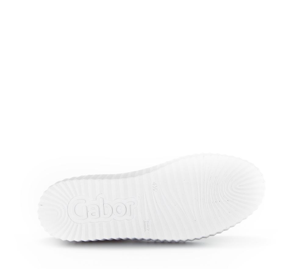 Gabor Sneaker high Rauleder Wechselfußbett Reißverschluss grau S13  23.210.19 