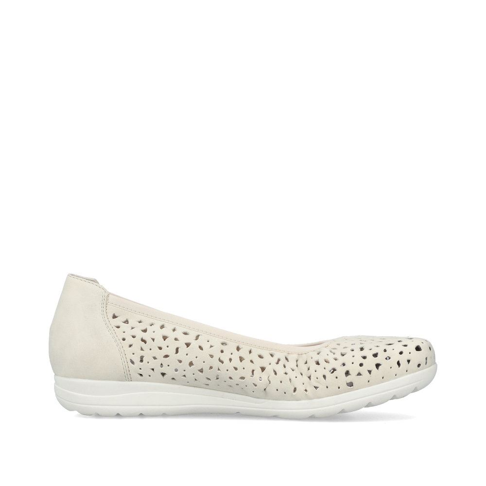 Rieker Damen Ballerinas helllbeige S13  L9365-60 
