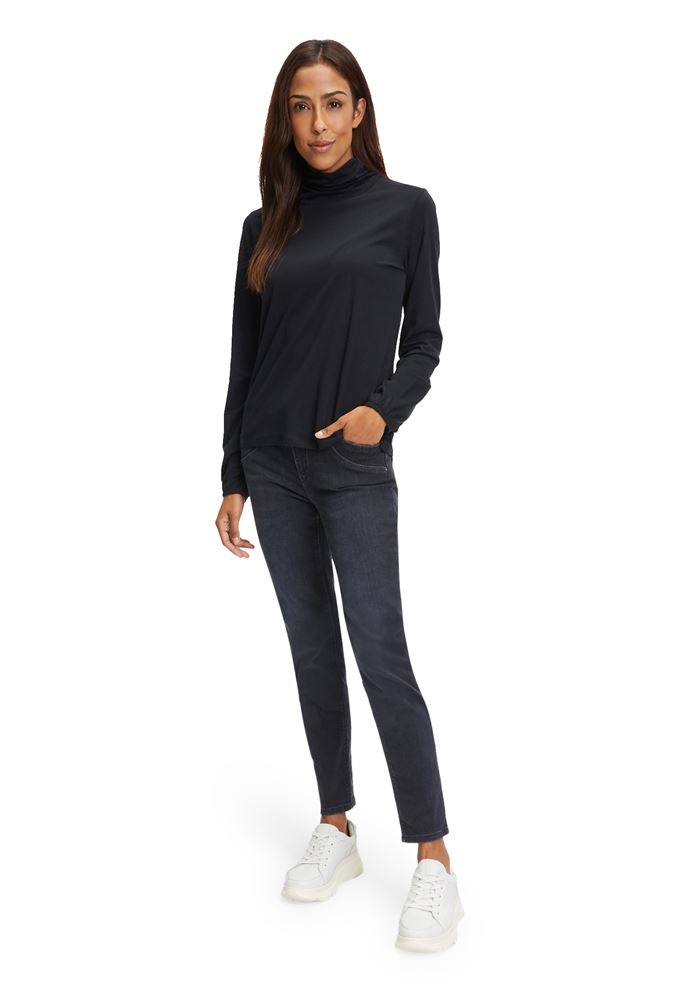 Betty Barclay Rollkragenshirt einfarbig S22 25511198 38 | 9045 Black | 