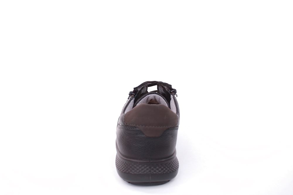 Jomos Herren Schnürhalbschuh Leder Spezialweite K schwarz S22 322414 