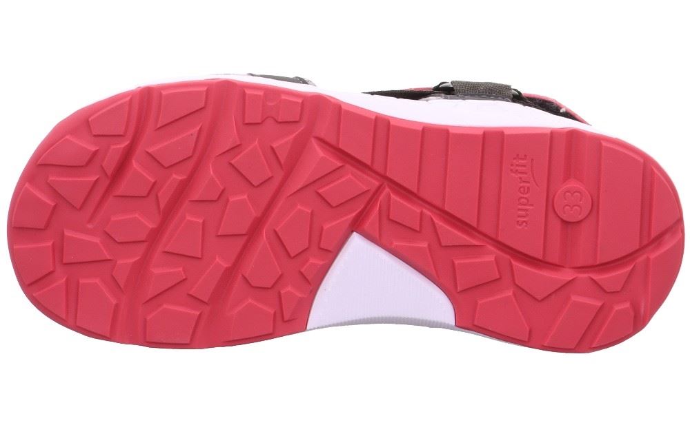 superfit Sandale CRISS CROSS grau pink Trekking 1-000580-2000 34 | grau/pink | 