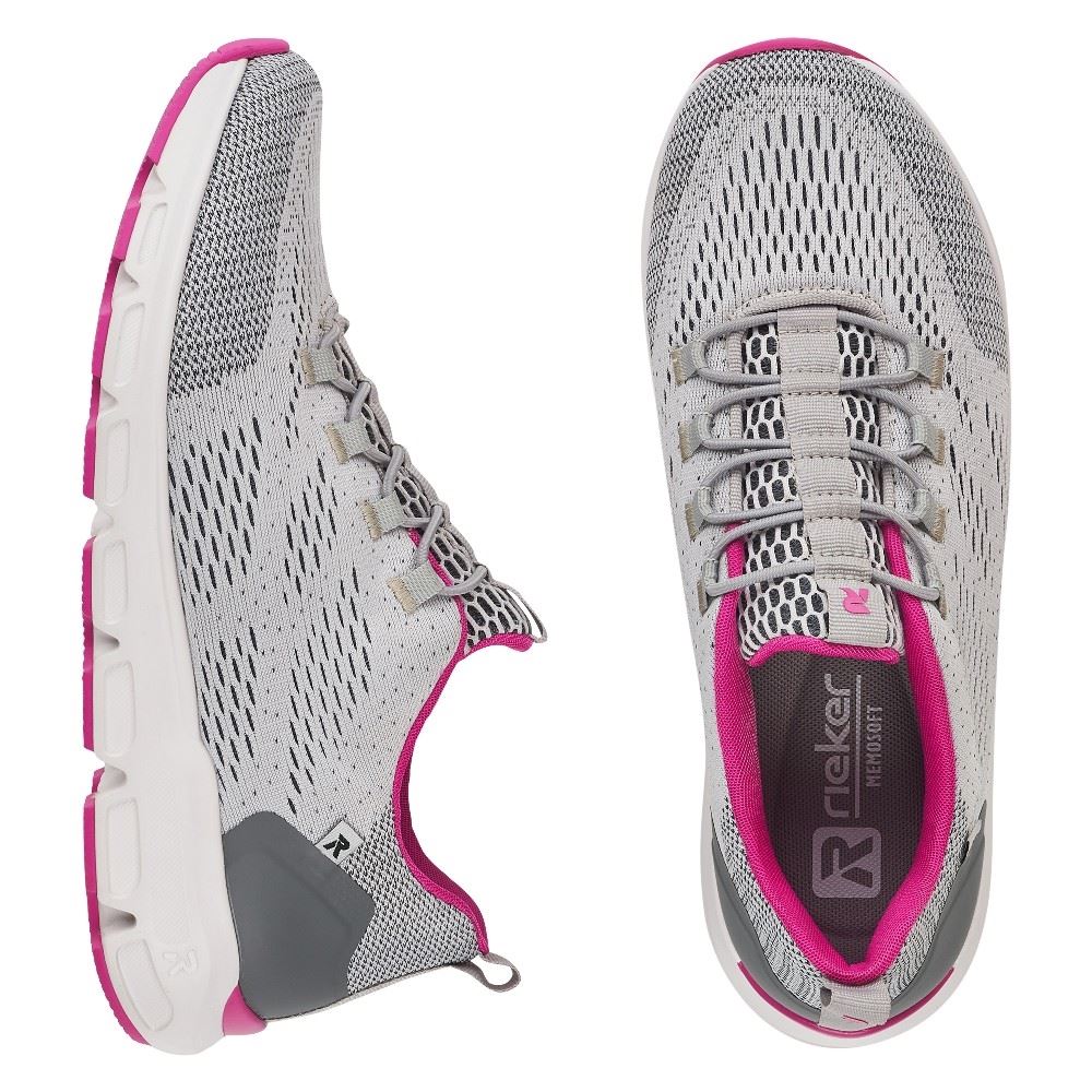 Rieker R- Evolution Sneaker Low Damen grau S12 40403-40 38 | cement-blei/dus | F