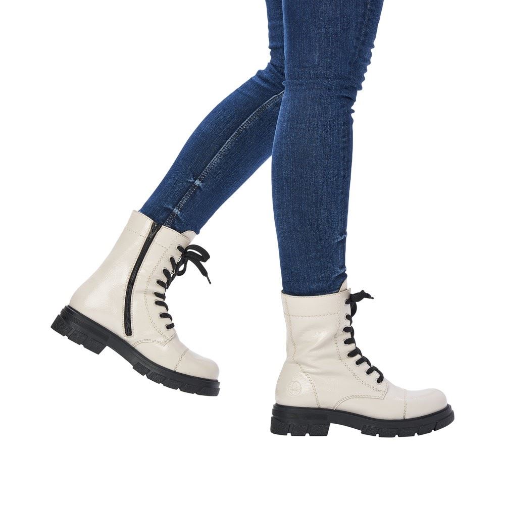 Rieker Antistress Damen Schnürboots weiß S22 Z9122-80 41 | offwhite | F
