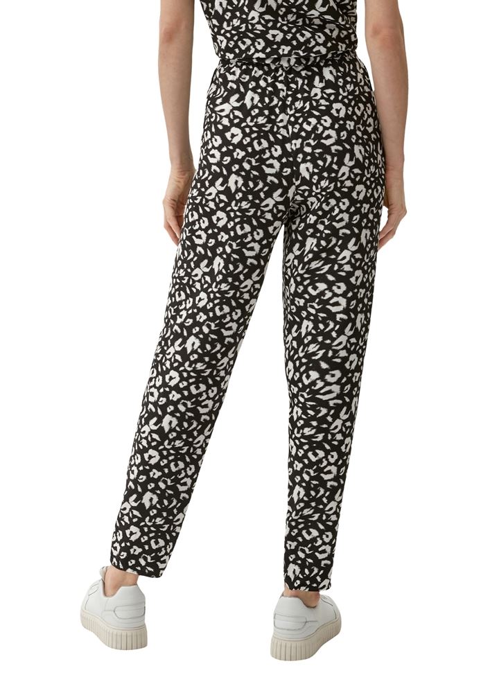 s.Oliver Relaxed: Hose aus reiner Viskose schwarz S13  2132619 
