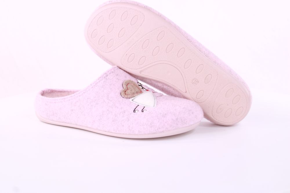 Calzamur Damen Winter Pantoffel Hausschuh Filz  rosa S21 66800367 