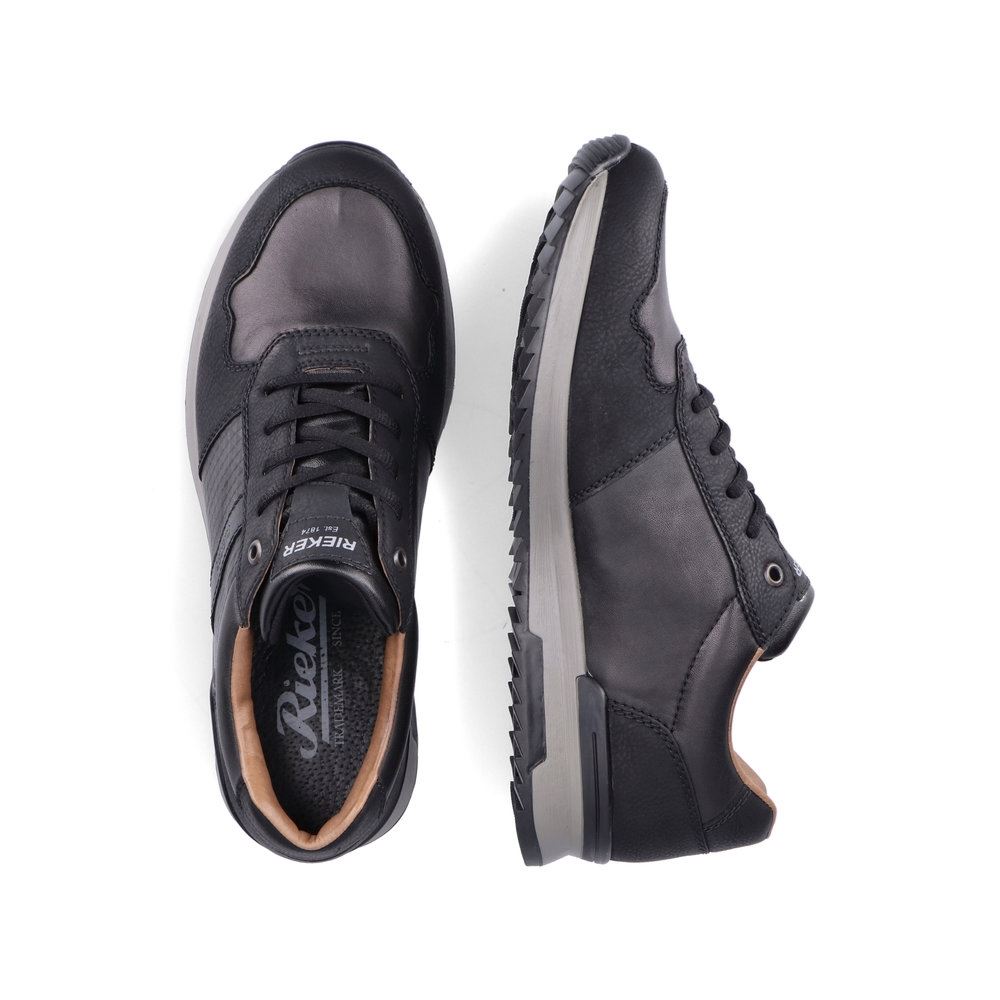Rieker Antistress Herren Sneaker Schnürschuh Halbschuh  schwarz S21 16132-00 