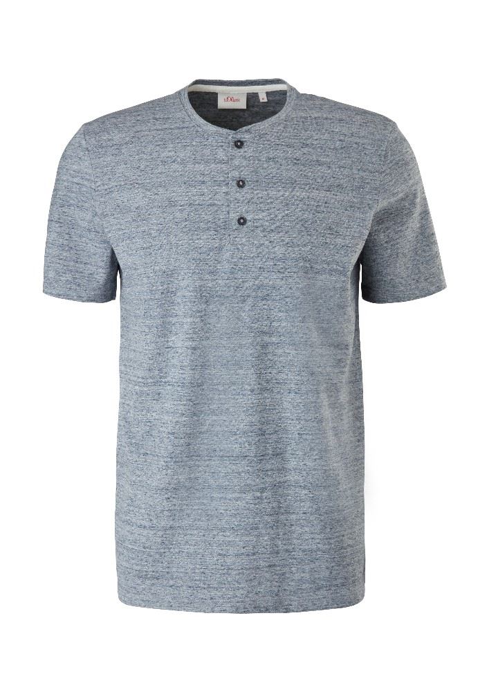 s.Oliver T - Shirt Henleykragen verschiedene Farben 2111329 