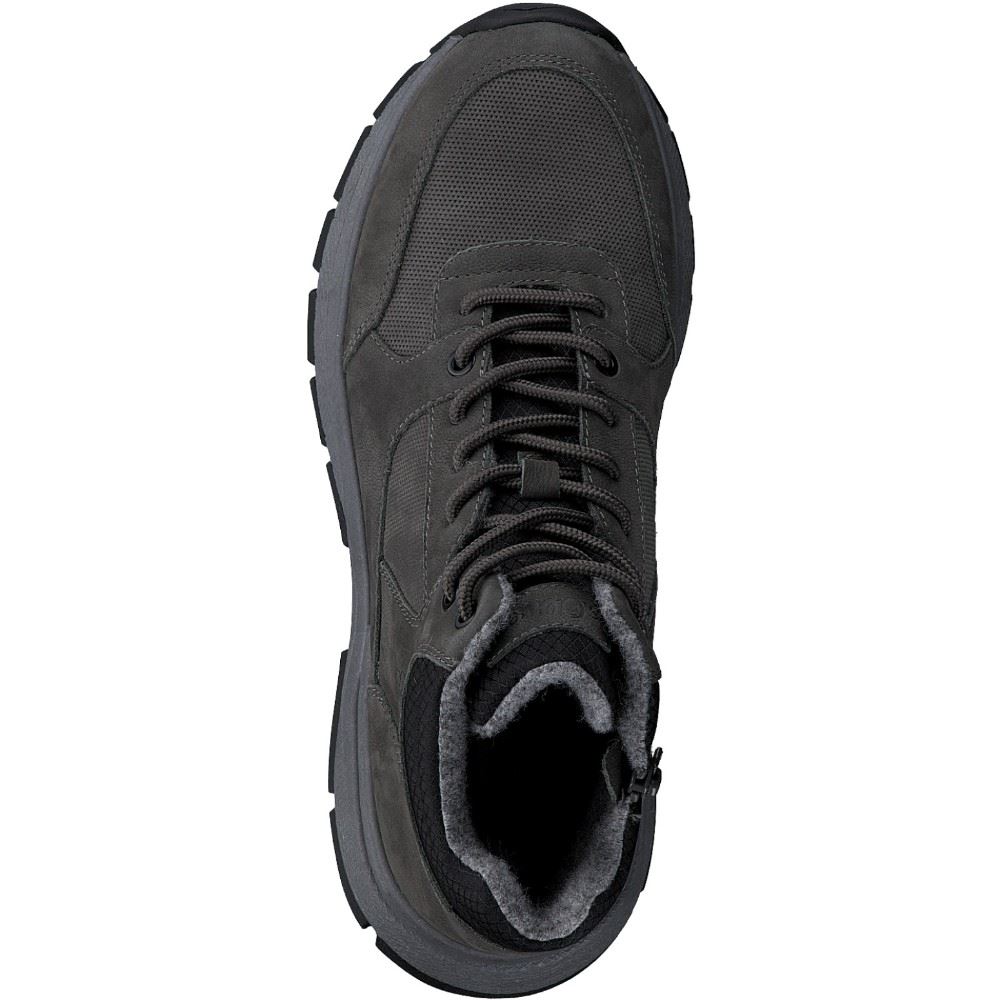 s.Oliver Herren Schnürboots Schnürschuh  Warmfutter grau schwarz S22 5-5-15201-29 42 | 341 TAUPE | 